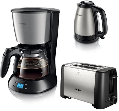 3in1 Set Kaffeemaschine/Kaffeeautomat+1,7L Wasserkocher+Toaster/Toastautomat NEU